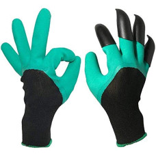 Deals, Discounts & Offers on Accessories - JAMB Gardening Gloves with 1 Pairs Claws | Puncture Resistant, Large Gloves, Reusable Rubber | Garden Tool for Gloves Pruning & Planting | The