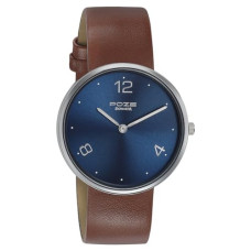 Deals, Discounts & Offers on Men - Sonata Poze Quartz Analog Blue Dial Leather Strap Watch