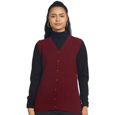 Deals, Discounts & Offers on Women - Amazon Brand - Symbol Women Acrylic V Neck Cardigan Sweater