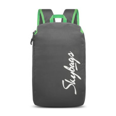 Deals, Discounts & Offers on Backpacks - Skybags Casual Daypack 15L With Spacious Compartment, Webbing Grab Handle & Highlight Zippers| Grey | Klik