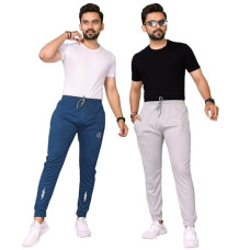 Deals, Discounts & Offers on Men - [Sizes M, XL] Men's Comfortable Casual Regular Fit Printed Track-Pants (Pack of 2) P2_MD_TP221_TP224
