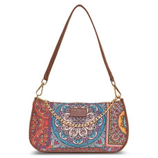 Deals, Discounts & Offers on  - ZOUK Printed Women's Handcrafted Vegan Leather Mini Shoulder Bag
