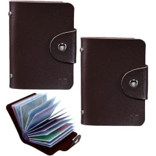 Deals, Discounts & Offers on  - Kraptick Leather Credit Card Holder with Double-Sided Slots for Cards, Business Card Holder, ATM Card Holder