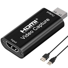 Deals, Discounts & Offers on  - Tobo Video Capture Card, HDMI to USB 2.0 High Definition 1080p 30fps, Record Directly to Computer
