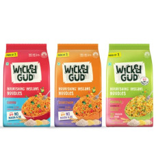 Deals, Discounts & Offers on  - WickedGud Nourishing Instant Noodles Range | No Maida | No Oil | No MSG | High Protein | High Fibre | Cholesterol Free