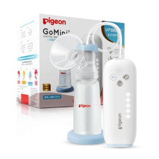Deals, Discounts & Offers on Baby Care - Pigeon Electric Breast Pump Gomini Plus Soft Adaptive Cushion One Size Fits All | Portable & Compact USB Charging | 1 Stimulation 5 Expression Modes Gently Stimulates Milk Flow Easy to Clean, White
