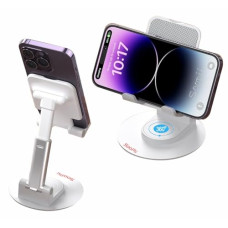 Deals, Discounts & Offers on  - SOOPII DM01-R 360 Rotating Base Single Support Desktop Mobile Phone + Tablet Tabletop Stand, Mobile Holder, Adjustable & Foldable, Aluminum Holder (Up to 12 inch) Mobile Holder