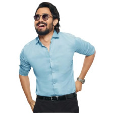 Deals, Discounts & Offers on Men - Tee Projekt Shirt For Men Cotton Spread Collar Long Sleeve hirt Parfect