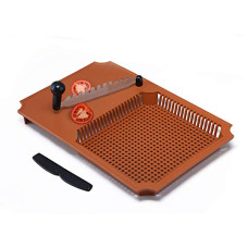 Deals, Discounts & Offers on  - Anjali - CW01 Cut-N-Wash Delux Chopping Board, Brown, Wooden