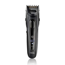 Deals, Discounts & Offers on Health & Personal Care - Nova NHT 1098 USB Titanium Coated: 150 Minutes Runtime Beard Trimmer