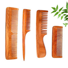 Deals, Discounts & Offers on Beauty Care - DREAMWIND Neem Wooden Comb Set Of 4