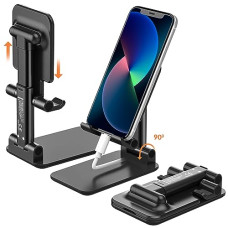 Deals, Discounts & Offers on  - Tukzer Tabletop Fully Foldable Desktop Tablet Mobile Stand Holder with Angle & Height Adjustable
