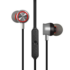 Deals, Discounts & Offers on Headphones - Amkette M9 Wired in Ear Earphone with Mic (Space-Grey)
