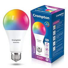 Deals, Discounts & Offers on  - Crompton Immensa 9-Watt E27 WiFi Smart LED Bulb with Music Sync, 16 Million Colors, Compatible with Amazon Alexa and Google Assistant_Pack of 1