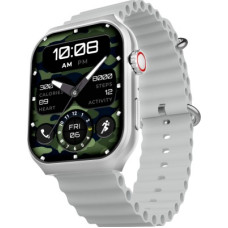 Deals, Discounts & Offers on  - beatXP Marv Ultra 2.01 HD Bluetooth Calling Smart Watch, Metal Body Smartwatch(Ice Silver Strap, Free Size)