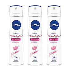 Deals, Discounts & Offers on Beauty Care - Nivea Unisex Whitening Smooth Skin Aerosol Fresh Scent Deodorant, 48H Protection, Alcohol, 150Ml (Pack Of 3)