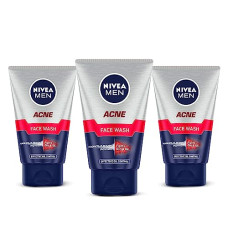 Deals, Discounts & Offers on Beauty Care - NIVEA Men Acne Face Wash | With Magnolia Bark Extracts
