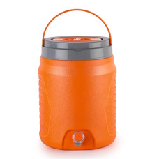 Deals, Discounts & Offers on  - Cello Igloo Pastic Insulated Water Jug | Thermos Jug | Inner Stainless Steel Jug | Leak Proof Jug | Easy to Carry | 12 litres, Orange