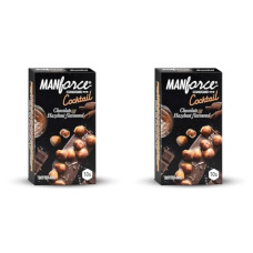 Deals, Discounts & Offers on Sexual Welness - Manforce Cocktail Chocolate & Hazelnut Dotted & Flavoured Condoms for Men | 10 pcs | Extra Dotted | For Her Enhanced Pleasure | Indias No. 1* Condom Brand