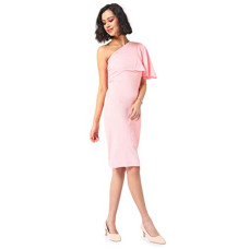 Deals, Discounts & Offers on Women - [Sizes S, M, L, XL] Campus Sutra Women Solid Stylish Pink Casual Dresses
