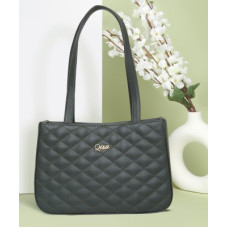 Deals, Discounts & Offers on Bags, Wallets & Belts - Qisa By LavieWomen Green Satchel