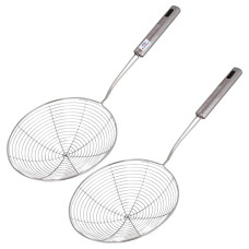 Deals, Discounts & Offers on  - Heart Home Puri Strainer|Stainless Steel Jhar for Cooking & Frying|Versatile Deep Fry Chalni with Handle