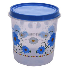 Deals and Offers on - Heart Home Storage Container|Durable Plastic Floral Design BPA Free Food Kitchen Organizer with Lid|Food Utility Jar, 10 LTR (Blue) Deals, Discounts & Offers on - Heart Home Storage Container|Durable Plastic Floral Design BPA Free Food Kitchen Organizer with Lid|Food Utility Jar, 10 LTR (Blue)
