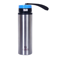 Deals, Discounts & Offers on  - Heart Home Stainless Steel Water Bottle |Refrigerator Bottle For School Kids With Sipper Cap & Handle 750 ML (Silver)