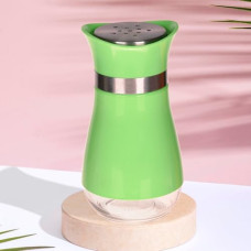 Deals, Discounts & Offers on  - Kuber Industries Salt Shaker Box | Stainless Steel Pepper Shaker Box | Chilli Flakes Seasoning Sprinkler Box | Namak Daani | Dining Table Masala Box Dabbi | Green