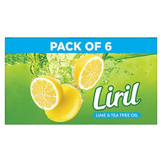 Deals and Offers on - Liril Lemon & Tea Tree Natural Bathing Soap for Body 125 g (Combo Pack of 6) Refreshing Bath Soap Bar Deals, Discounts & Offers on - Liril Lemon & Tea Tree Natural Bathing Soap for Body 125 g (Combo Pack of 6) Refreshing Bath Soap Bar