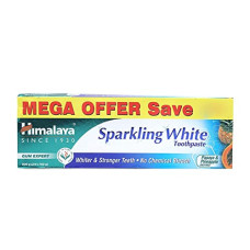 Deals, Discounts & Offers on  - Himalaya Herbals Sparkling White Toothpaste, Oral Care - 150 G (Pack Of 2)
