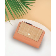 Deals, Discounts & Offers on  - FastrackWomen Casual Tan Fabric Wallet(6 Card Slots)