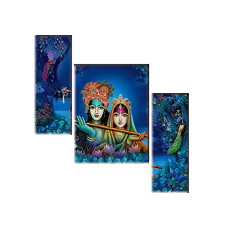 Deals and Offers on - SAF SANFJM31957 Radhe Krishna UV Textured Self Adeshive Painting - 18 Inch X 12 Inch - Set of 3 Deals, Discounts & Offers on - SAF SANFJM31957 Radhe Krishna UV Textured Self Adeshive Painting - 18 Inch X 12 Inch - Set of 3