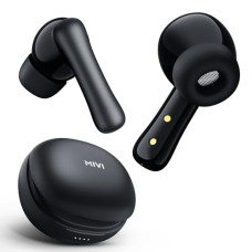 Deals, Discounts & Offers on Headphones - Mivi DuoPods i2 [Just Launched] TWS with 13mm Bass Drivers, 45+ Hrs Playtime, Low Latency, BT v5.3, Type C Charging, HD Call Clarity with AI-ENC, Made in India Earbuds - Black