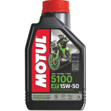 Deals, Discounts & Offers on  - MOTUL 5100 4T15W-50 Techno Ester Synthetic Blend Engine Oil(1 L, Pack of 1)