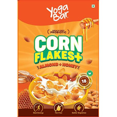 Deals and Offers on - Yogabar Cornflakes Almond & Honey Healthy Crunchy Breakfast cereals with Probiotics 250g| Real Honey & Almond | Cholesterol Free | Corn Flakes, Breakfast Cereal Deals, Discounts & Offers on - Yogabar Cornflakes Almond & Honey Healthy Crunchy Breakfast cereals with Probiotics 250g| Real Honey & Almond | Cholesterol Free | Corn Flakes, Breakfast Cereal