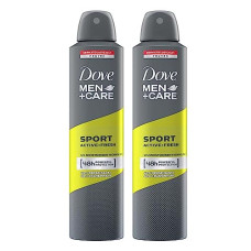 Deals and Offers on Beauty Care - Dove Men+Care Sport Active+ Fresh Dry Spray Antiperspirant Deodorant, Up To 48 hrs Protection From Sweat & Odour, Dermatologically Proven Formula, Soothes & Moisturises Skin, Fresh citrus, Woody Scent, 250ml (Pack of 2) Deals, Discounts & Offers on Beauty Care - Dove Men+Care Sport Active+ Fresh Dry Spray Antiperspirant Deodorant, Up To 48 hrs Protection From Sweat & Odour, Dermatologically Proven Formula, Soothes & Moisturises Skin, Fresh citrus, Woody Scent, 250ml (Pack of 2)