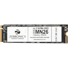 Deals, Discounts & Offers on  - ZEBRONICS ZEB-MN26 256GB M.2 NVMe Solid State Drive (SSD), with 1900MB/s Read Speed, PCIe Gen 3.0, Next Level Performance, Ultra Low Power Consumption, Thermal Management and Silent Operation.