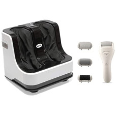 Deals and Offers on - AGARO Relaxing Foot & Calf Massager Kneading Function & Improving Blood Circulation (White) & AGARO CR3001 Rechargeable Callus Remover with 3 Interchangeable Head Rollers - Foot Care Combo Deals, Discounts & Offers on - AGARO Relaxing Foot & Calf Massager Kneading Function & Improving Blood Circulation (White) & AGARO CR3001 Rechargeable Callus Remover with 3 Interchangeable Head Rollers - Foot Care Combo