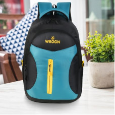 Deals and Offers on Backpacks - WROGNMedium 30 L Laptop Backpack For College School Travel Office For Men & Women(Black, Blue) Deals, Discounts & Offers on Backpacks - WROGNMedium 30 L Laptop Backpack For College School Travel Office For Men & Women(Black, Blue)