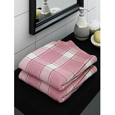 Deals, Discounts & Offers on  - Athom Living Ecosaviour Premium Cotton Bath Towel Majestic Pink (Pack of 2)