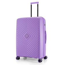 Deals, Discounts & Offers on  - Nasher Miles Antwerp Expander Hard Sided Polypropylene Luggage Check-in Pastel Purple 28 Inch|75CM Trolley Bag