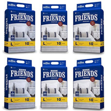 Deals, Discounts & Offers on  - Friends Premium Underpads, Large 60 X 90 cm, Super Absorbent Polymer & Soft Surface, 10s Pack (60)