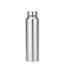 Deals, Discounts & Offers on  - HOMETALES Stainless Steel Water Bottle, 950 ml | BPA Free | Leak Proof | Refrigerator Safe | Food Safe | Office | Gym | Home | Kitchen | Travel | Hiking | Trekking, 1 Unit, Silver