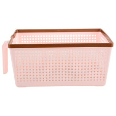 Deals and Offers on - Nayasa Plastic Frill Basket No.2, Peach (SSB062) Deals, Discounts & Offers on - Nayasa Plastic Frill Basket No.2, Peach (SSB062)