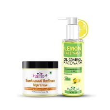 Deals and Offers on Beauty Care - Pink Root Lemon Facewash 100ml & Kumkumadi Radiance Night Cream, 100ml Deals, Discounts & Offers on Beauty Care - Pink Root Lemon Facewash 100ml & Kumkumadi Radiance Night Cream, 100ml