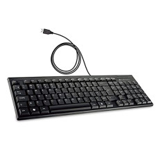 Deals, Discounts & Offers on  - ZEBRONICS Zeb- K35 USB Wired Keyboard with Rupee Key,Spill-Proof and Slim Design (Black)