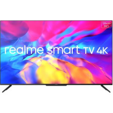 Deals, Discounts & Offers on Entertainment - [For Canara Bank Credit Card ] realme 126 cm (50 inch) Ultra HD (4K) LED Smart Android TV with Handsfree Voice Search and Dolby Vision & Atmos(RMV2005)