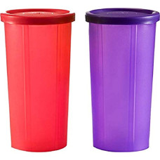 Deals, Discounts & Offers on  - Cutting EDGE Tumbler (350ml x 2) Food Saver Lunch, Picnic & Leftover Multipurpose Plastic Container Combo - Rainbow Pack