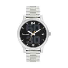 Deals, Discounts & Offers on Men - Fastracks Analog Watch For Men| With Stainless Steel Strap| Round Dial Watch| Water Resistant Watch| High-Quality Watch Range| Silver Watch
